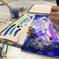 „ Oldottan a festészetben - művészeti technikák gyerekek között" c.  művészeti workshop 