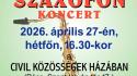 PTE-MK- Áprilisi Szaxofon koncert
